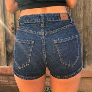 Highwaisted BDG Dark Denim Shorts